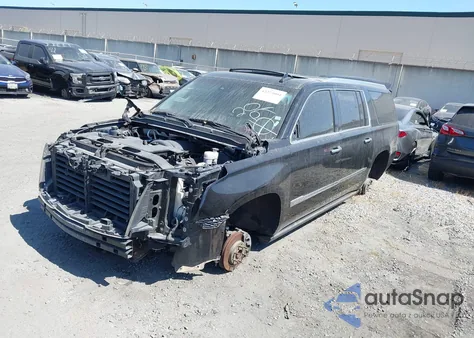 2016 Cadillac Escalade Esv Premium Collection z USA, uszkodzony, nr VIN 1GYS3JKJ5GR298508